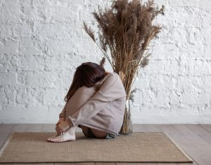 Girl in depression